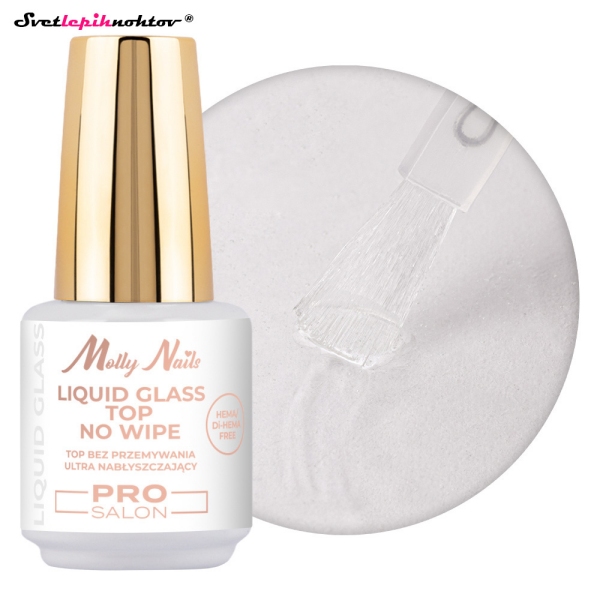 Molly Nails LIQUID GLASS TOP 15ml