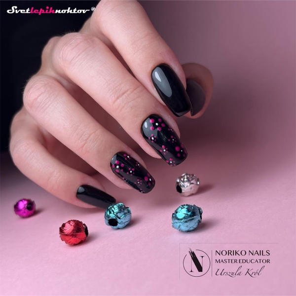 NORIKO NAILS gel lak 031 - Pitch Black