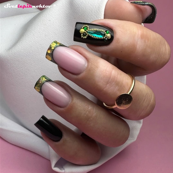 NORIKO NAILS gel lak 031 - Pitch Black