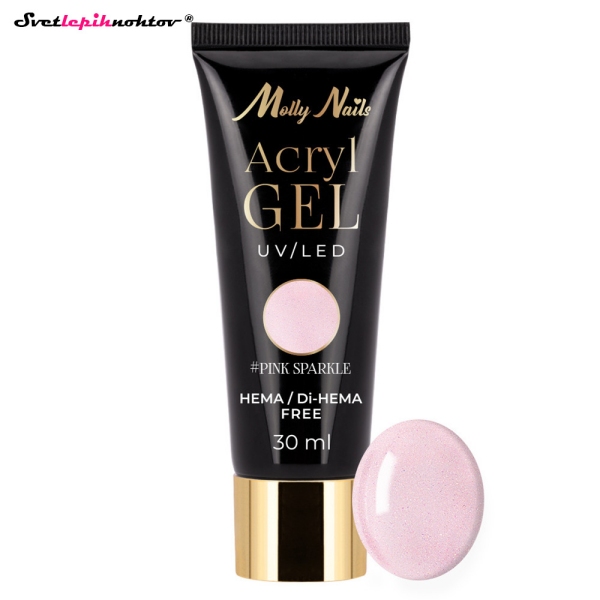 SLN Acryl Gel - Pink Sparkle