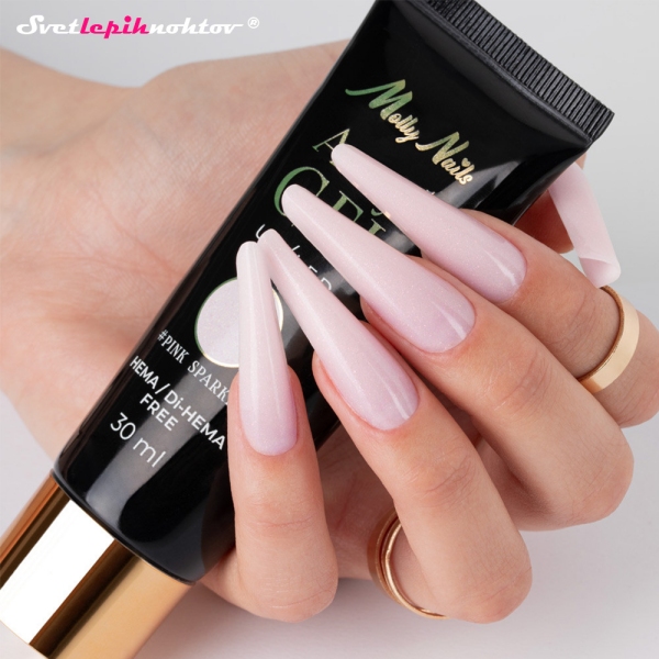 SLN Acryl Gel - Pink Sparkle