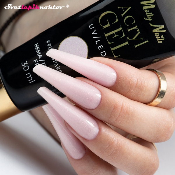 SLN Acryl Gel - Pink Sparkle