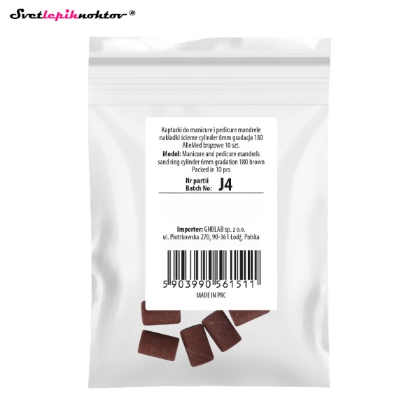 Smirkovi brusilni trakovi 10 kom - grobost 180