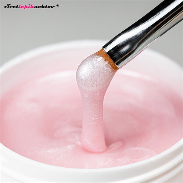 TIXO HARD gradilni gel - Sparkle Light Pink