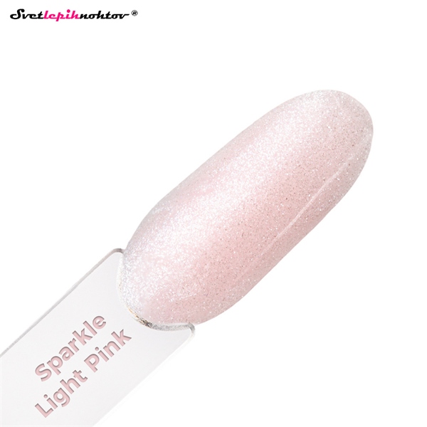 TIXO HARD gradilni gel - Sparkle Light Pink
