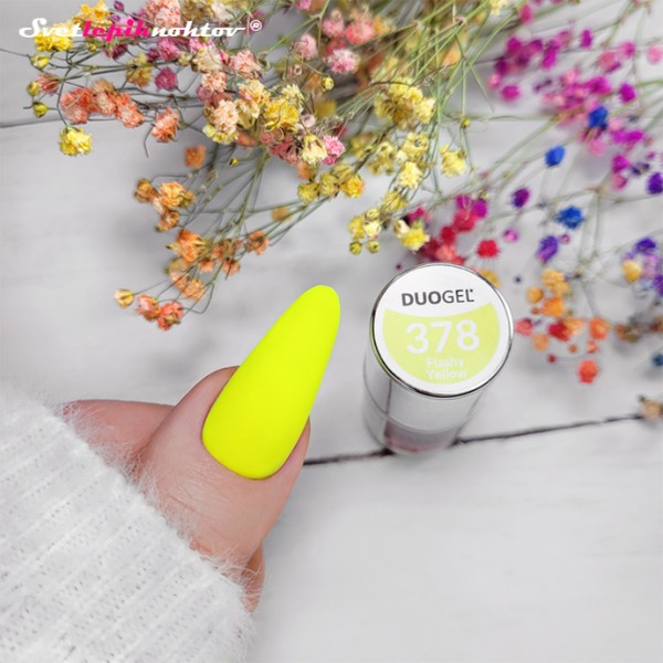 DUOGEL gel lak 378 - Flashy Yellow