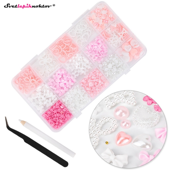 3D BOX okraski za nohte - 01 GIRLY