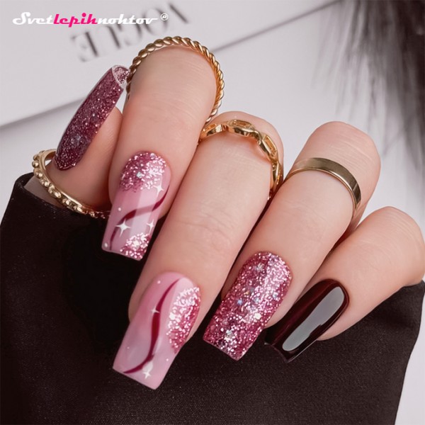 DUOGEL gel lak 423 - Sparkle Berries