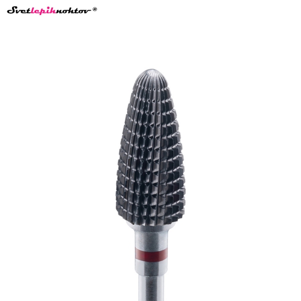 Karbidni nastavek OVAL rdeč ø 6,0 mm