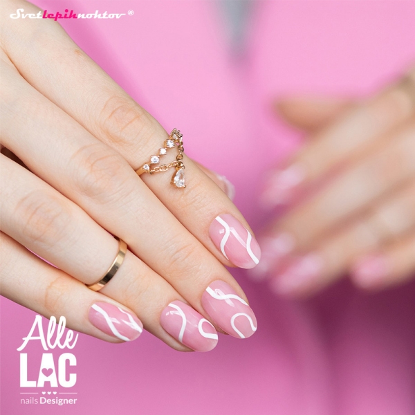 ALLELAC PINKS gel lak 176 - Delicate Pink