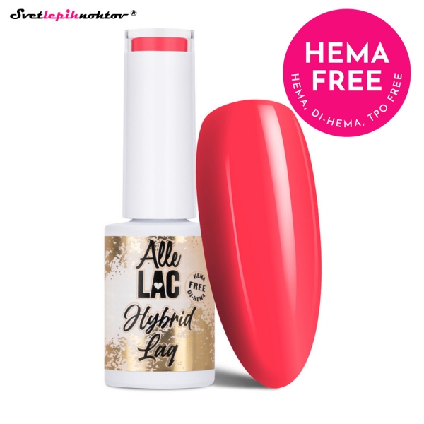 ALLELAC REDS gel lak 17 - Coral Candy