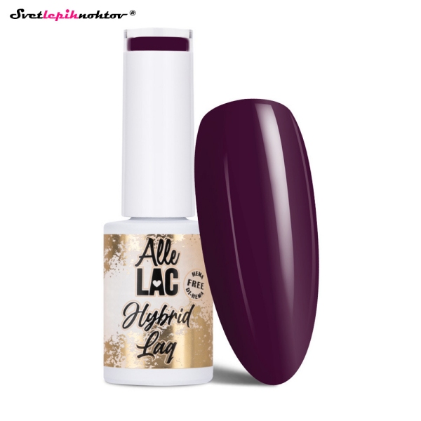 ALLELAC RED gel lak 183 - Purple Red HEMA FREE