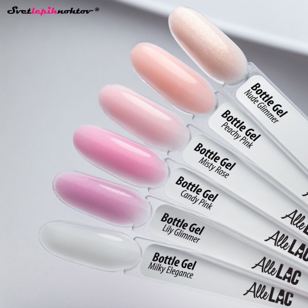 ALLELAC BOTTLE GEL - Milky Elegance