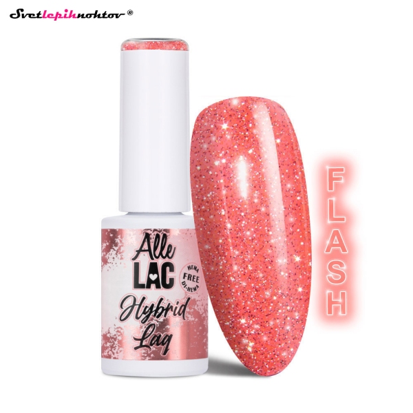 ALLELAC FLASH gel lak - Light Orange