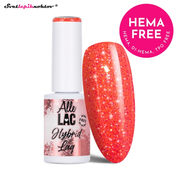 ALLELAC FLASH gel lak - Neon Orange
