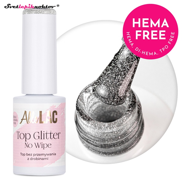 ALLELAC Top Glitter 7g - SILVER GLOW