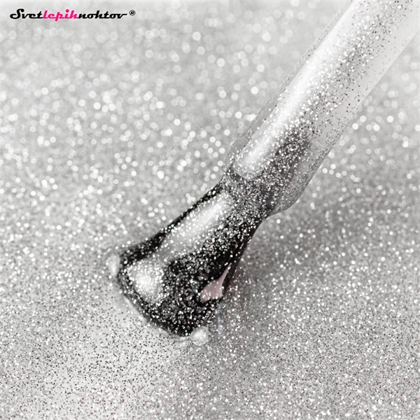 ALLELAC Top Glitter 7g - SILVER GLOW
