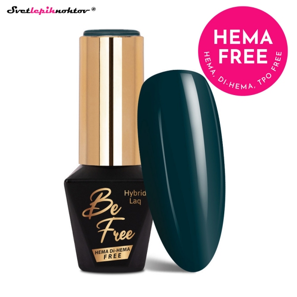 MOLLY NAILS gel lak BeFree 09 - Deep Green Glass