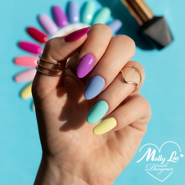 MOLLY NAILS gel lak BeFree 20 - Crazy Mint