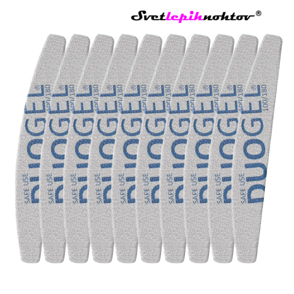 DUOGEL BE SAFE profesionalna pilica za nohte, polluna, 100/180