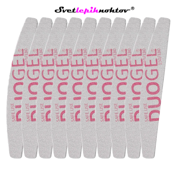 DUOGEL BE SAFE profesionalna pilica za nohte, polluna, 150/180