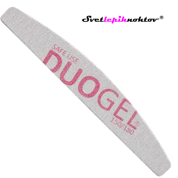 DUOGEL BE SAFE profesionalna pilica za nohte, polluna, 150/180