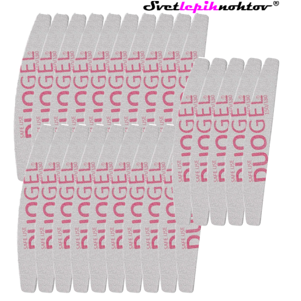 DUOGEL BE SAFE profesionalna pilica za nohte, polluna, 150/180