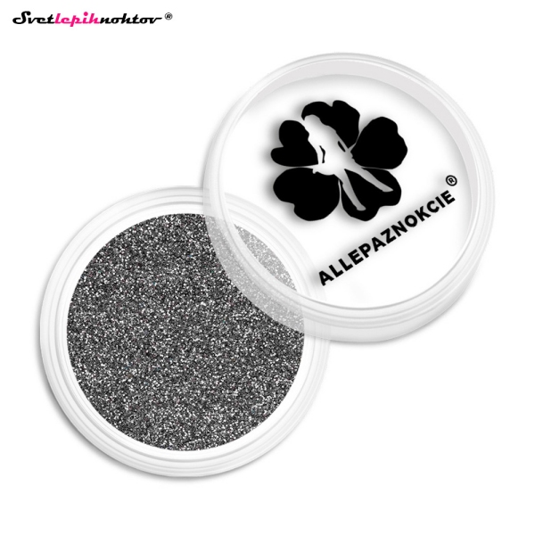 Bleščice - 02 SILVER, BLEŠČEČ in SVETLEČ PRAH za nohte