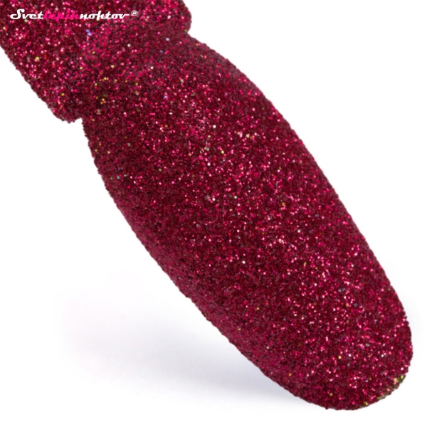Bleščice - 03 SCARLET, BLEŠČEČ in SVETLEČ PRAH za nohte