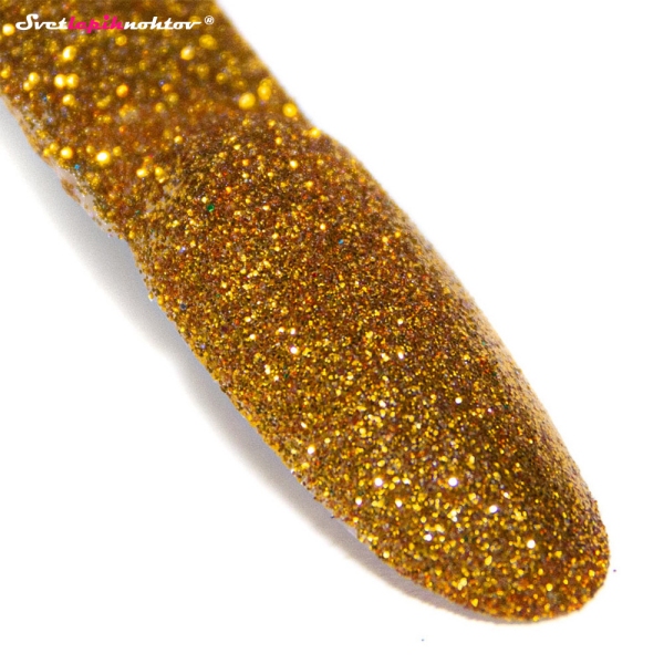 Bleščice - 07 AMBER, BLEŠČEČ in SVETLEČ PRAH za nohte