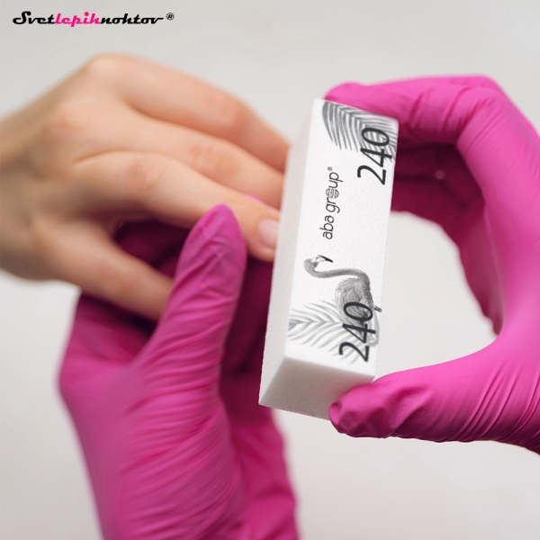 Polirni blok FLAMINGO 240/240, set 10 kom