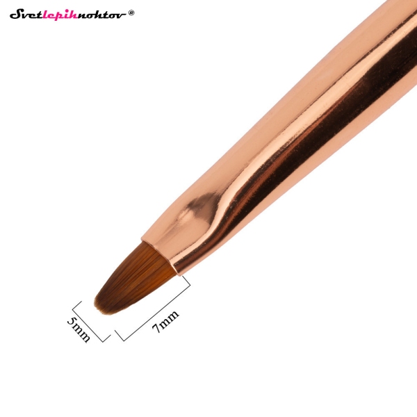 Čopič DUAL - OVAL 4   NAIL ART 7