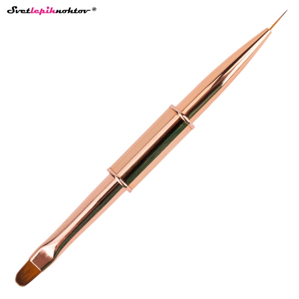 Gel čopič DUAL - OVAL 6   NAIL ART 9