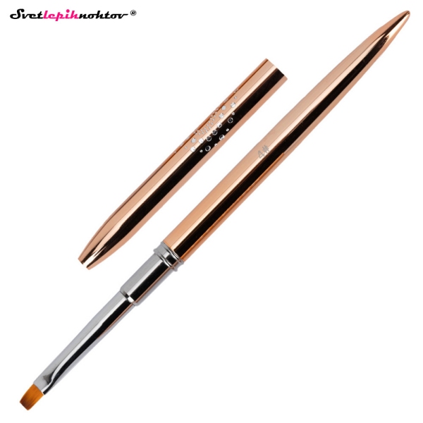 Gel čopič METAL - FLAT 4