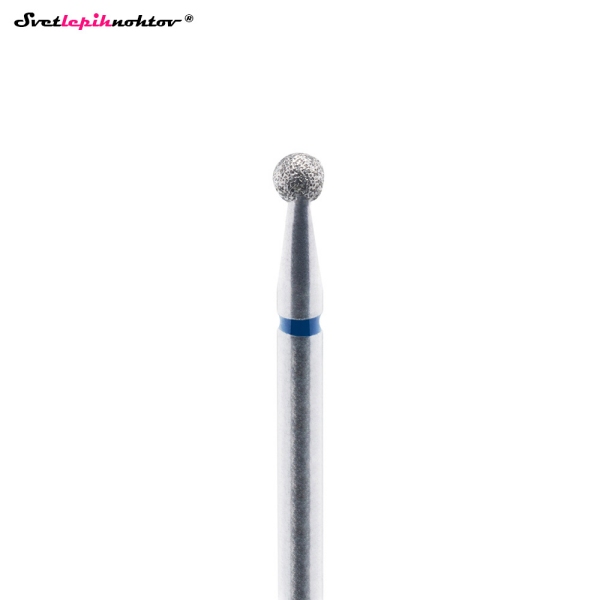 Diamantni nastavek KROGLA modra ø 2,3 mm
