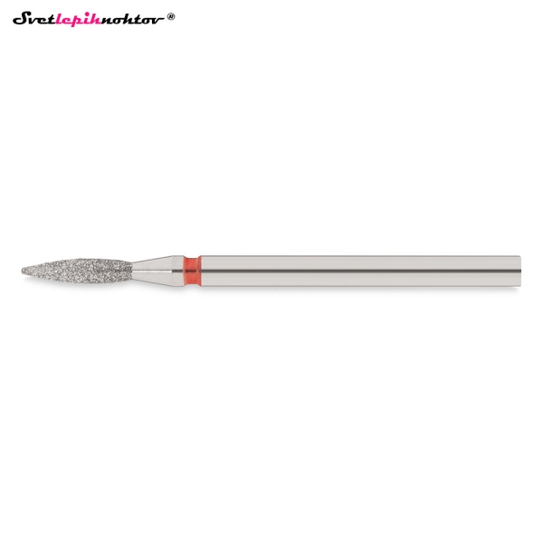 Diamantni nastavek FLAME rdeč ø 2,1 mm