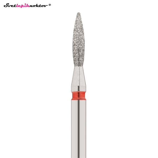 Diamantni nastavek FLAME rdeč ø 2,1 mm