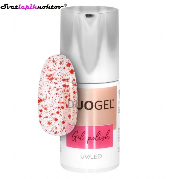 DUOGEL gel lak Red Snowflakes - Limited Edition