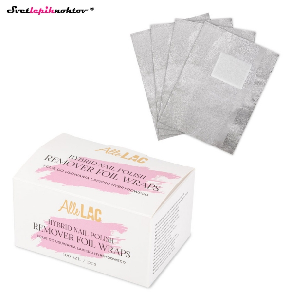 REMOVER FOIL 100 kom - folije za odstranjevanje soak-off materiala