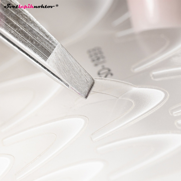 FRENCH Ombre nalepke - White