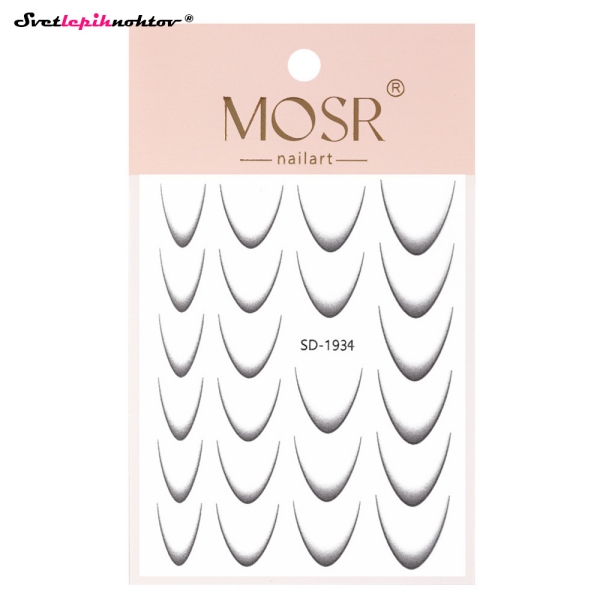 French Ombre nalepke - Black