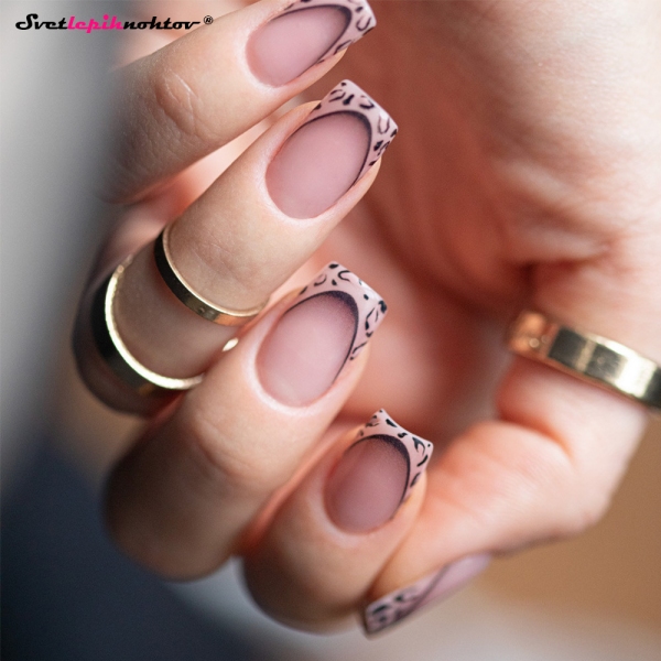 French Ombre nalepke - Black