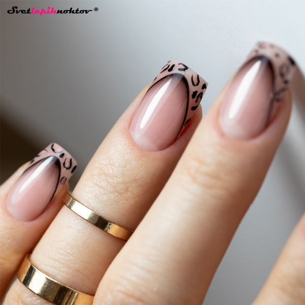 French Ombre nalepke - Black