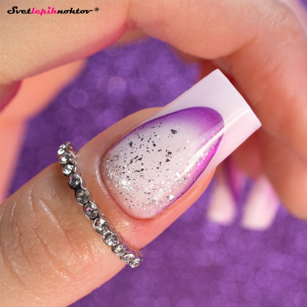 French Ombre nalepke - Multicolor