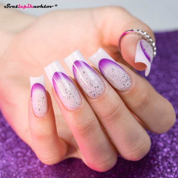 French Ombre nalepke - Multicolor