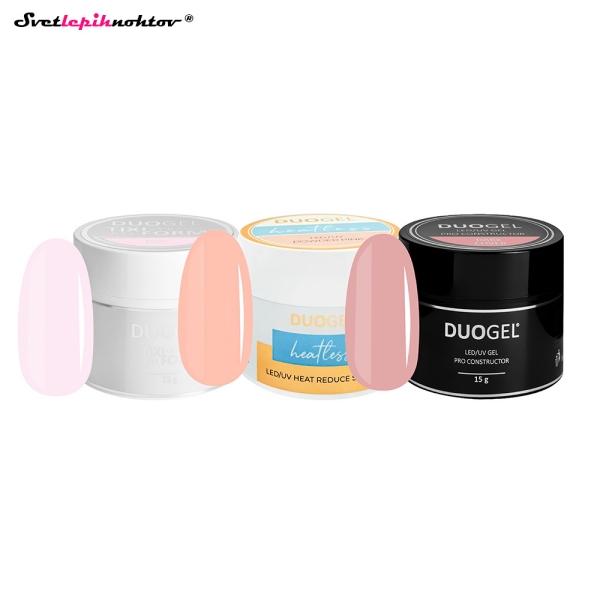 GEL TRIO - DISCOVER DUOGEL, set treh gradilnih gelov