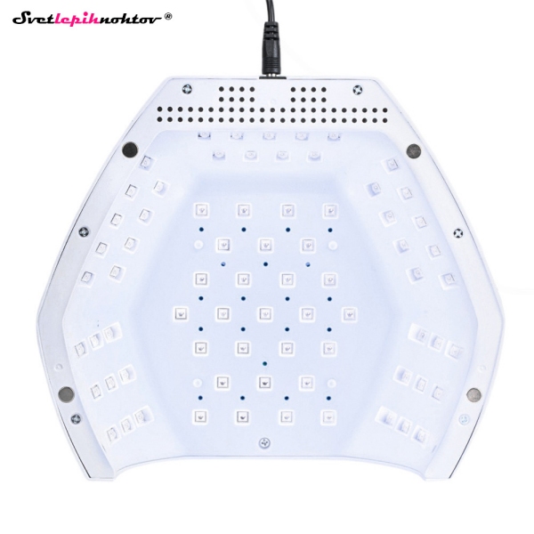 UV/LED LUČKA HEXAGON - bela