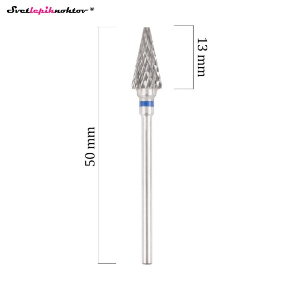 Karbidni nastavek LARGE CONE moder ø 6,0 mm