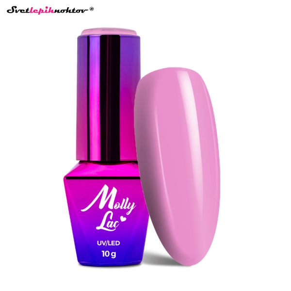 MOLLY NAILS PINK gel lak 140 - Dusty Pink