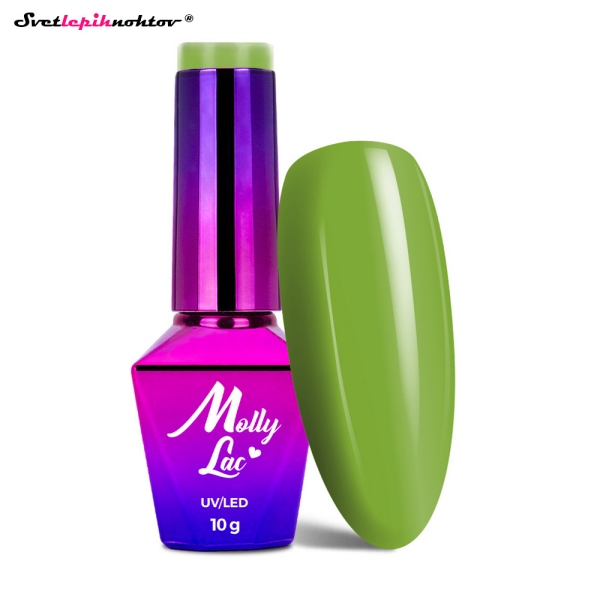 MOLLY NAILS AUTUMN gel lak 117 - Kiwi Crush